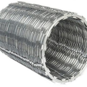 Concertina dupla clipada galvanizada
